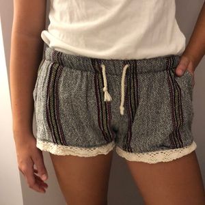 Textured Flowy Shorts